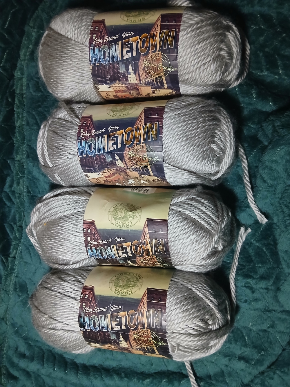 Hometown Soft Acrylic Yarn - Dallas Gray by